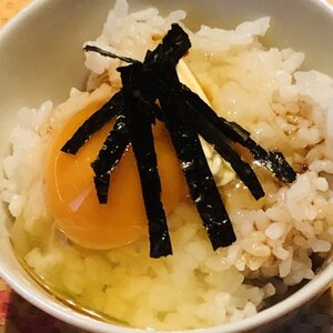 バターしょうゆで☆卵かけご飯